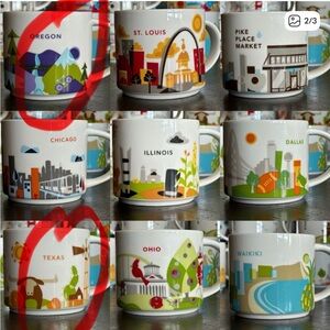 Set of 4 - Oregon Seattle Texas animal kingdom